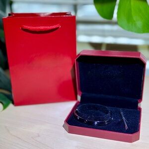 Cartier Black and Silver Jewelry Box